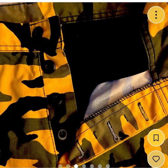 Size 27 to 31” adjustable ROTHCO VINTAGE MILITARY CARGO.Y2K .hip-hop Camo - Picture 3 of 7